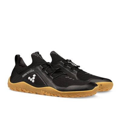 Chaussure Running Road Vivobarefoot Primus Trail Knit Firm Ground Femme - Noir TOI581437